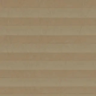 Creped Caramel Pleated Blinds
