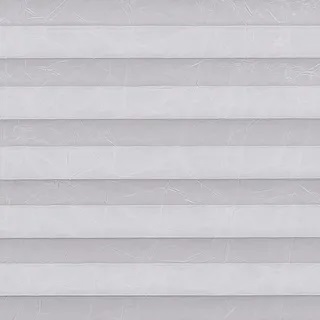 Creped Silver Pleated Blinds